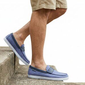 Cole Haan Slip On Textile Upper Shoes Casual blue size 11.5